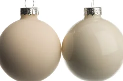 Intratuin kerstbal mix crème D 6 cm 10 stuks