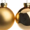 Intratuin kerstbal mix donkerroze D 5 cm 12 stuks