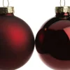 Intratuin kerstbal mix donkerrood D 6 cm 10 stuks