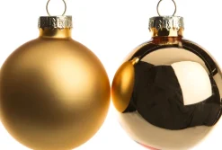 Intratuin kerstbal mix goud D 5 cm 12 stuks