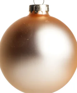 Intratuin kerstbal mix goud D 8 cm 6 stuks