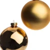 Intratuin kerstbal mix goud D 10 cm 4 stuks