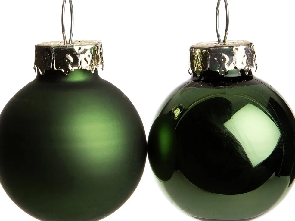 Intratuin kerstbal mix groen D 3,5 cm 16 stuks