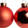 Intratuin kerstbal mix lava D 8 cm 6 stuks