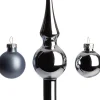 Intratuin kerstbal mix met piek Glenn turquoise D 3,5 cm 11 stuks