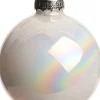 Intratuin kerstbal mix parelwit D 6,7 cm 8 stuks