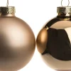 Intratuin kerstbal mix taupe D 6 cm 10 stuks