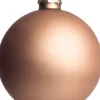 Intratuin kerstbal mix taupe D 8 cm 6 stuks