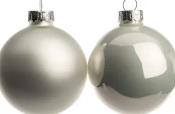 Intratuin kerstbal mix wit D 6 cm 10 stuks