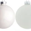 Intratuin kerstbal mix wolkenwit D 7 cm 8 stuks