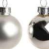 Intratuin kerstbal mix zilver D 3,5 cm 16 stuks