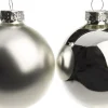 Intratuin kerstbal mix zilver D 5 cm 12 stuks