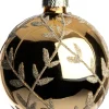 Intratuin kerstbal Moby goud glanzend blad D 8 cm