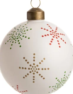Intratuin kerstbal Molly wit D 8 cm