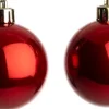 Intratuin kerstbal Montrose rood D 3 cm 24 stuks