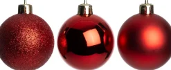 Intratuin kerstbal Montrose rood D 6 cm 12 stuks