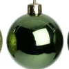 Intratuin kerstbal Montrose groen D 6 cm 12 stuks