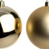 Intratuin kerstbal Montrose goud D 10 cm 4 stuks