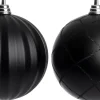 Intratuin kerstbal Montrose zwart D 15 cm 2 stuks