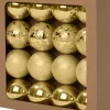 Intratuin kerstbal Montrose goud D 6 cm 16 stuks