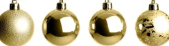 Intratuin kerstbal Montrose goud D 6 cm 16 stuks