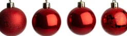 Intratuin kerstbal Montrose rood D 6 cm 16 stuks