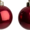 Intratuin kerstbal Montrose paars D 6 cm 16 stuks