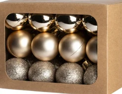 Intratuin kerstbal Montrose parel D 3 cm 24 stuks