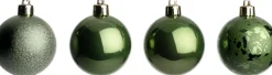 Intratuin kerstbal Montrose groen D 3 cm 24 stuks