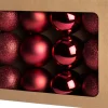 Intratuin kerstbal Montrose paars D 6 cm 12 stuks