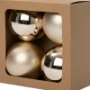 Intratuin kerstbal Montrose parel D 10 cm 4 stuks