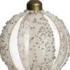 Intratuin kerstbal Navan beige D 8 cm