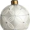 Intratuin kerstbal Nijlen wit D 8 cm