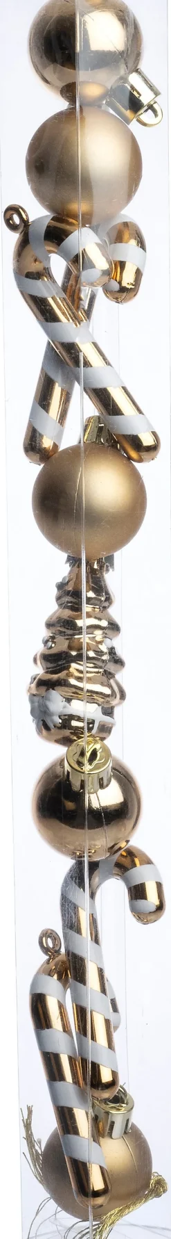 Intratuin kerstbal Ose goud mix D 3 cm 10 stuks