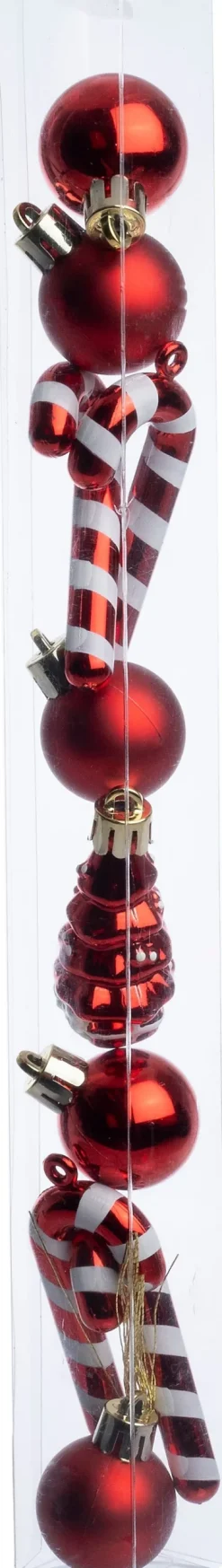 Intratuin kerstbal Ose rood mix D 3 cm 10 stuks