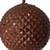 Intratuin kerstbal Pine bruin D 9 H 9 cm