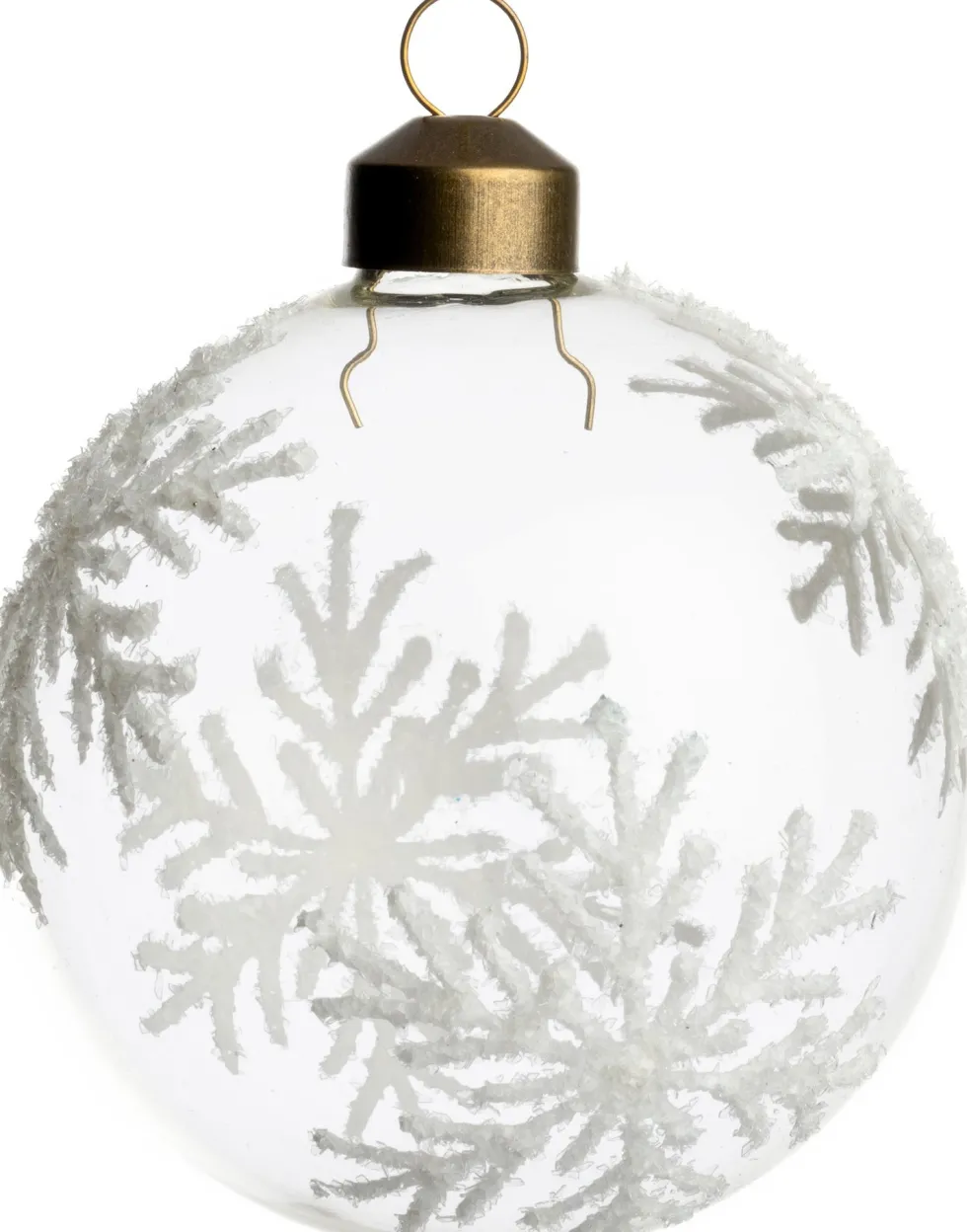 Intratuin kerstbal Pittem transparant D 8 cm