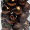 Intratuin kerstbal Reni bruin D 6 cm 37-delig