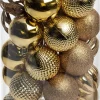 Intratuin kerstbal Reni goud D 6 cm 37-delig