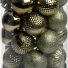 Intratuin kerstbal Reni lichtgroen D 6 cm 37-delig