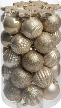 Intratuin kerstbal Reni wit D 6 cm 37-delig