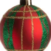 Intratuin kerstbal rood D 7 cm 6 stuks