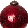 Intratuin kerstbal rood spikkels D 8 cm