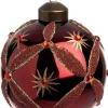 Intratuin kerstbal Saeul rood D 8 cm