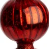 Intratuin kerstbal Scariff pegel rood D 3,5 H 18 cm