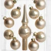 Intratuin kerstbal set Karyn wit D 3,5 cm 11 stuks