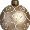 Intratuin kerstbal Skryne beige D 8 cm