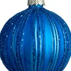 Intratuin kerstbal Sloane blauw D 8 cm