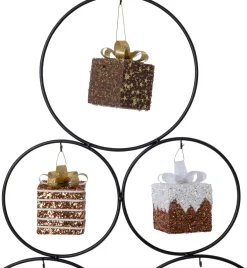 Intratuin kerstbal standaard Gera zwart 63 x 20 x 124 cm