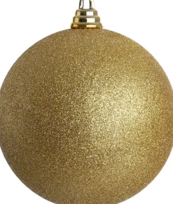 Intratuin kerstbal Stanton goud glitter D 15 cm